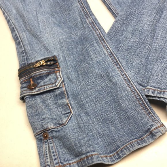 VINTAGE JACOB CONNEXION STRETCH DENIM CAPRIS 4/27x25 😎 - Picture 10 of 12